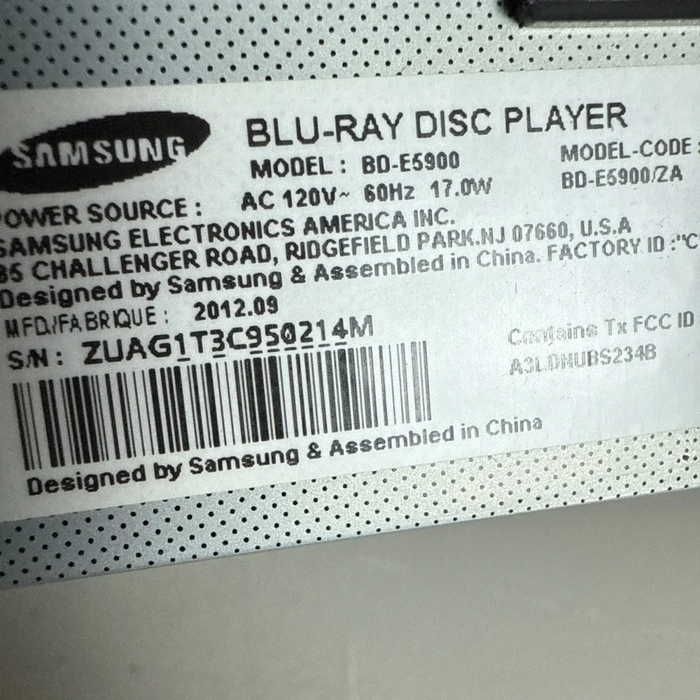 Samsung bd e5900